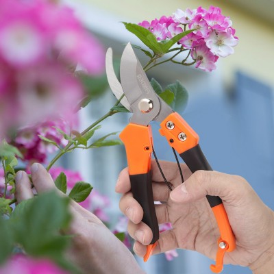 Dilwe Pruning Shears Cutter Home Gardening Plant Scissor Branch Pruner Hand Tool, Garden Shear, Garden Pruner   